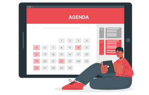 Agenda optimisé du logiciel RDV360