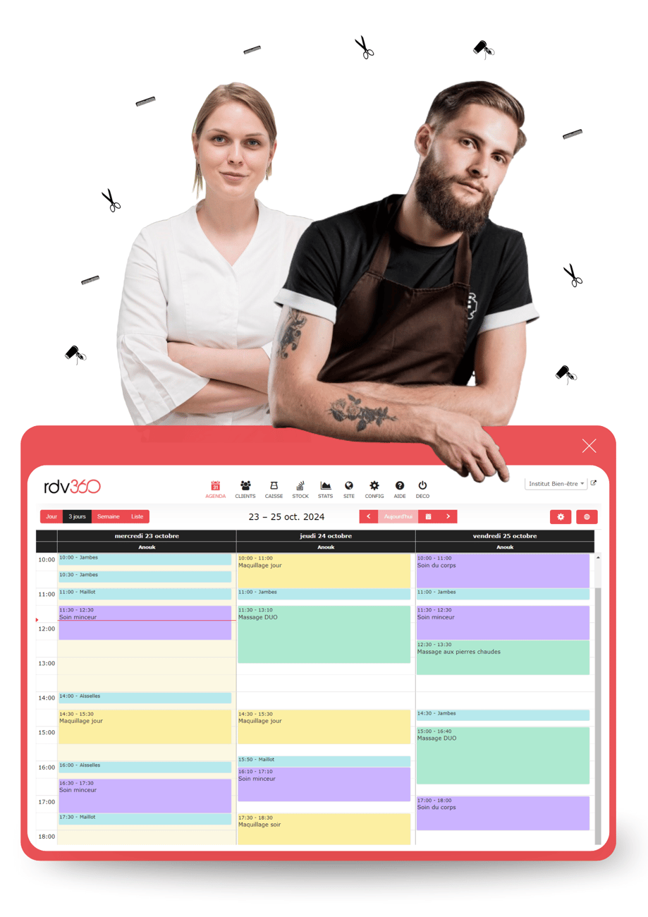 Logiciel tout-en-un pour institut de beauté